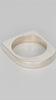 hand touching a silver ring