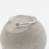 silver bangle with amystic topaz stone